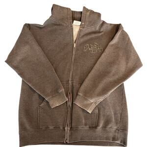 Shady 08 Eminem Y2K Men’s Long Sleeve Zip-Up Hoodie Gray